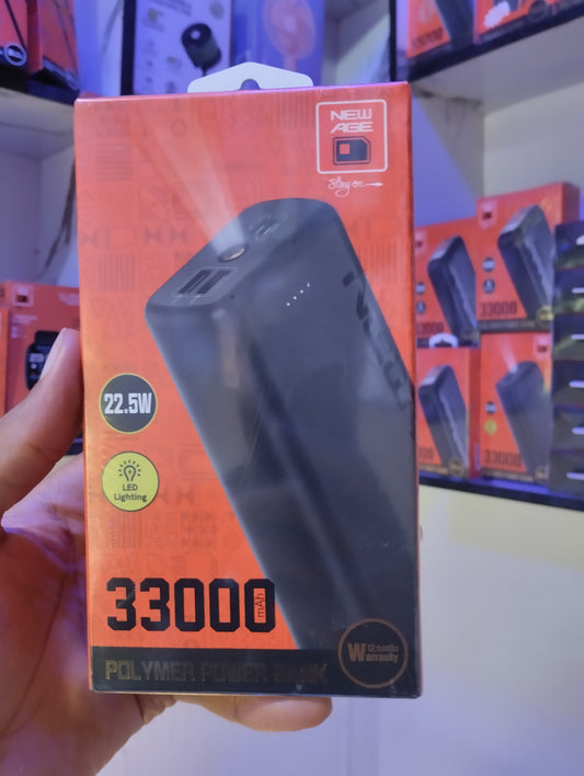 New Age 33,000mah Power Bank