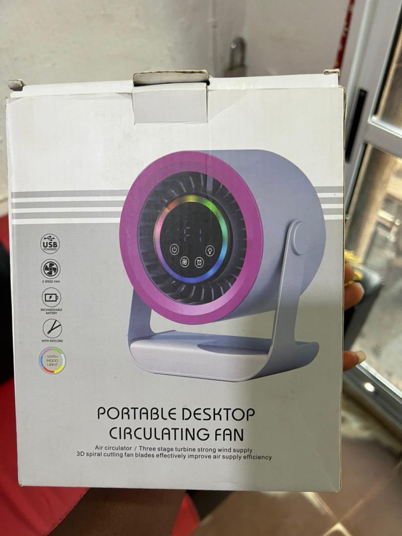 Portable Desktop Circulating Fan