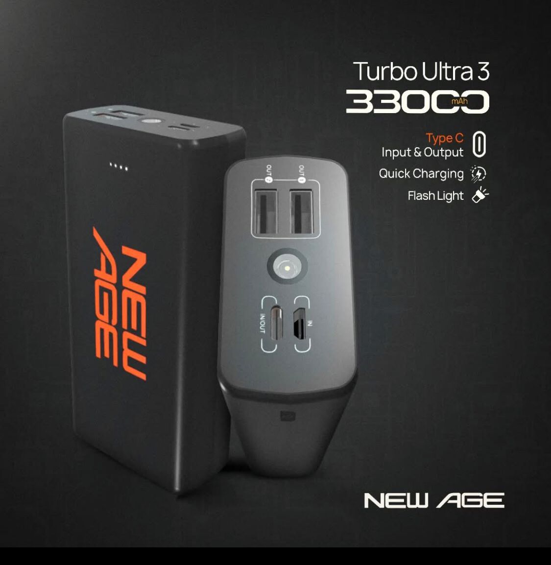 New Age 33,000mah Power Bank