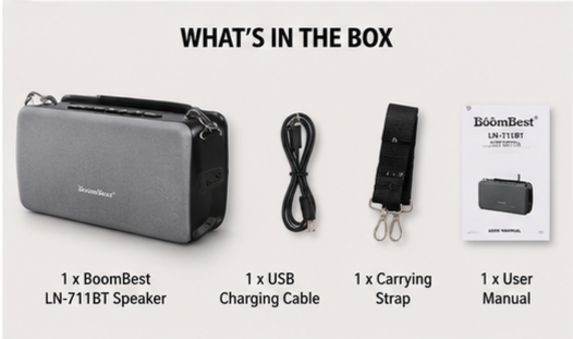 BoomBest LN-711BT Wireless Speaker