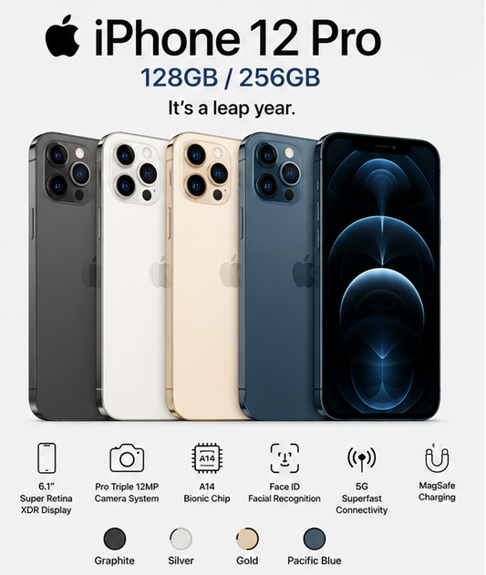 Apple iPhone 12 Pro (128GB / 256GB) – Brand New