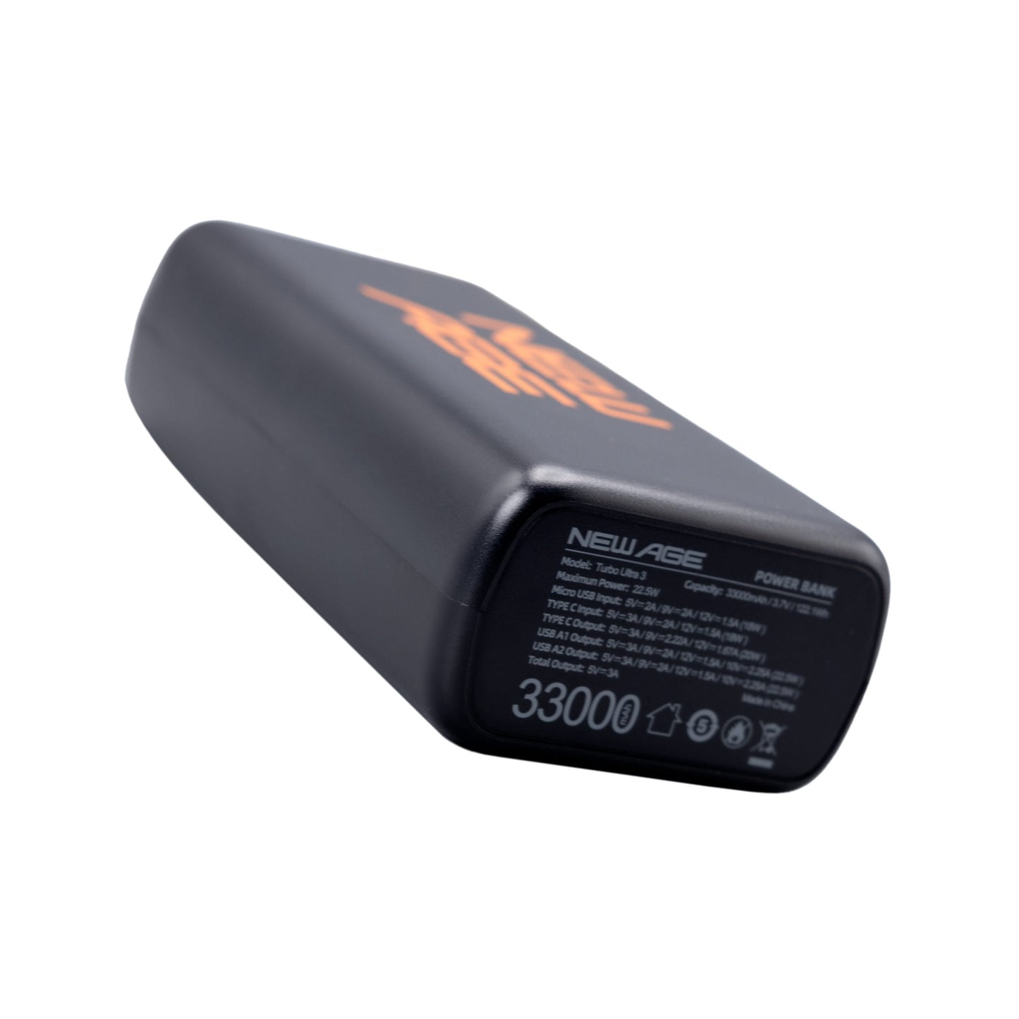 New Age Turbo Ultra 3 – 33000mAh Power Bank (With Torch Light)