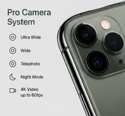 Apple iPhone 11 Pro Max (64GB / 256GB) – Brand New