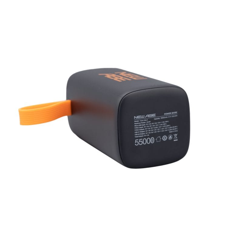 New Age Turbo Ultra 5 – 55,000mAh Power Bank (With Torch Light)