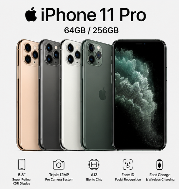 Apple iPhone 11 Pro (64GB / 256GB) – Brand New
